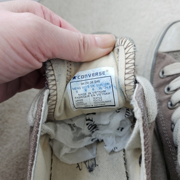 Converse Chuck Taylors w8 m6 - Picture 5 of 11